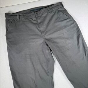 Duluth Trading Co. FLEX‎ FIRE HOSE Gray Relaxed Fit Work Pants Men's 42x32